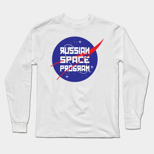 Russian Space Program Long Sleeve T-Shirt by SandwichProductions